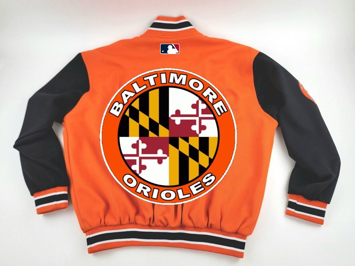 MLB BALTIMORE ORIOLES beautiful Varsity Jacket small medium large