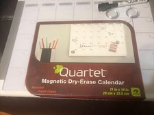 Quartet Magnetic Dry- Erase Calender 11 Inch X 14 Inch