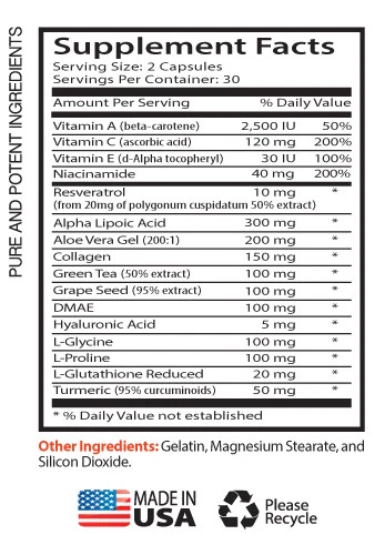 antioxidant and immunity - GRAY HAIR - ANTI WRINKLE COMBO 2B - aloe vera drops - Image 3 of 4