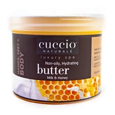 Cuccio Luxury Spa Non-Oily Hydrating Butter - Milk & Honey - 26 oz Body Butter