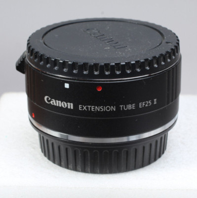 CANON EF 25 ll AUTO FOCUS MACRO EXTENSION TUBE WITH FACTORY CAPS