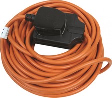 Masterplug 10m 13A Heavy Duty Single Socket Garden Extension Lead