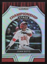 2022 Panini Prizm Juan Soto Championship Stage Silver Prizm #CS-7 Card