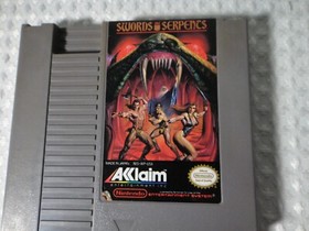 NES Nintendo Swords and Serpents Game Cartridge Aklaim Entertainment