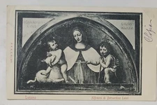 63805 Postcard - Lugano (Switzerland) - Bernardino Luini Fresco - VG 1901