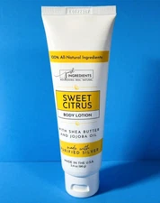 Just Ingredients Sweet citrus Body Lotion All Natural NEW