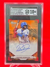 2023 Bowman Sterling Baseball Rookie Prospect Auto's (Pick-A-Player) New 4-15-26