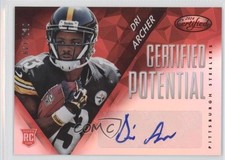 2014 Certified Potential Mirror Signatures Red 80/149 Dri Archer #P-DR Auto 2r5