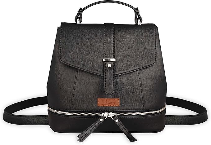 Vegan Leather Convertible Bag – Women’s Backpack, Sling & Shoulder Purse