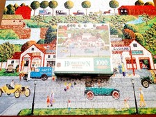 Master Pieces Jigsaw Puzzle The Old Filling Station Hometown 1000 Piece Complete