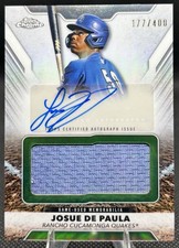 Josue De Paula 2025 Topps Pro Debut Jumbo Auto Relic /400 LA Dodgers, RC Quakes