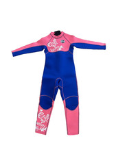 Kids Girl 3mm Neoprene Full body Diving Suits Children Surf Swim Scuba Wetsuit L