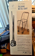 Brand New Big Collapsible, Heavy Duty Folding Metal Cart - Free S/H