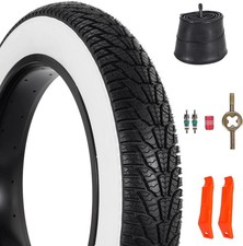 2-Pack 26x4.0 Fat Bike Tire, 26 Inch Mountain 26x4.0-1 Unit Pack Black White