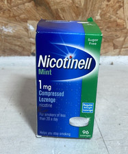 Nicotinell Mint Lozenge 1mg (96 Lozenges), Stop Smoking Aid, Sugar Free Nicotine