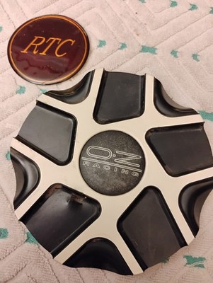 Vintage  OZ Racing ''Black Web''  Wheel Center Cap Part #M656 Extreme Rare Find 