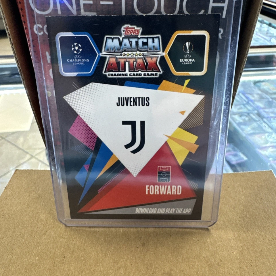 Cristiano Ronaldo 2020-21 Topps Match Attax UCL Extra Signature Style #SI7 - Image 2 of 2