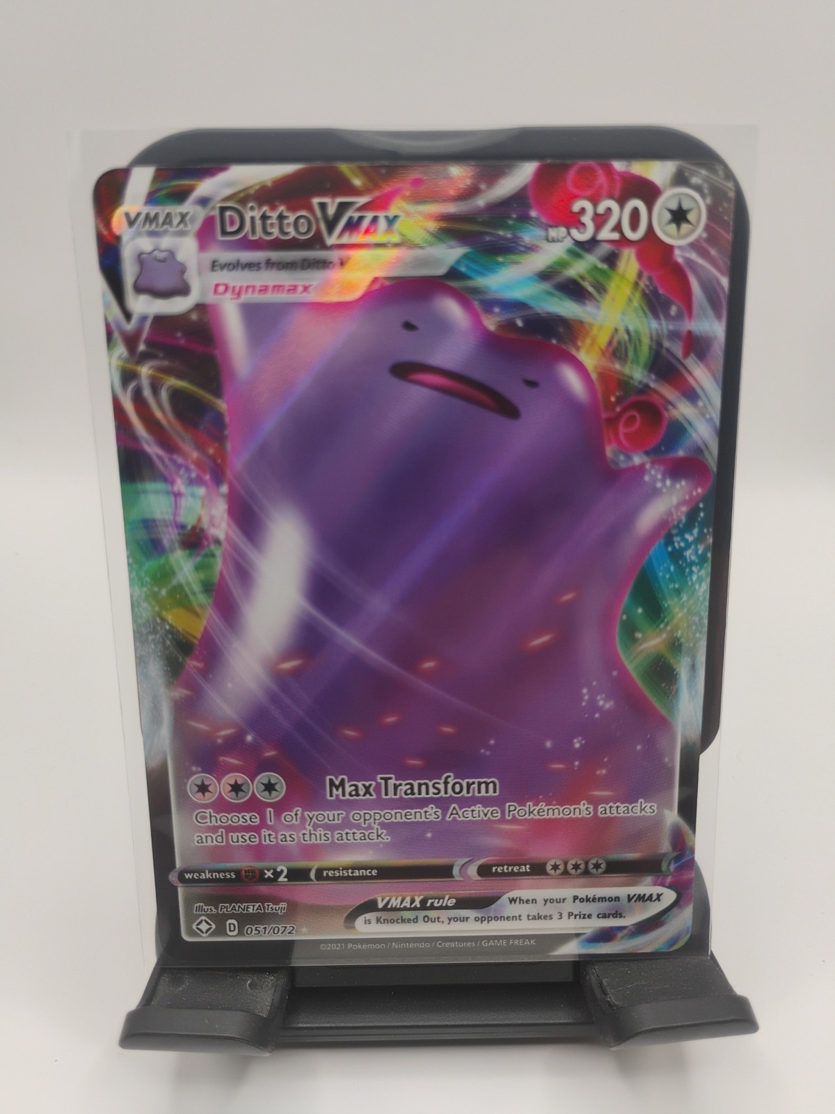 Ditto VMAX 051/072 Ultra Rare Shining Fates Pokemon TCG