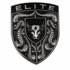 Elite Black Silver Emblem For Porsche 67mm X 50mm Early Access Release Elite Black Silver Emblem For Porsche 67mm X 50mm Early Access Release