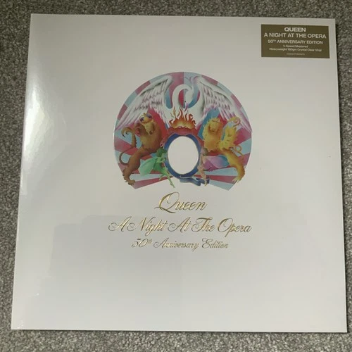 Queen - A Night at the Opera 50th Annviversary Edition Clear Vinyl 12" Album