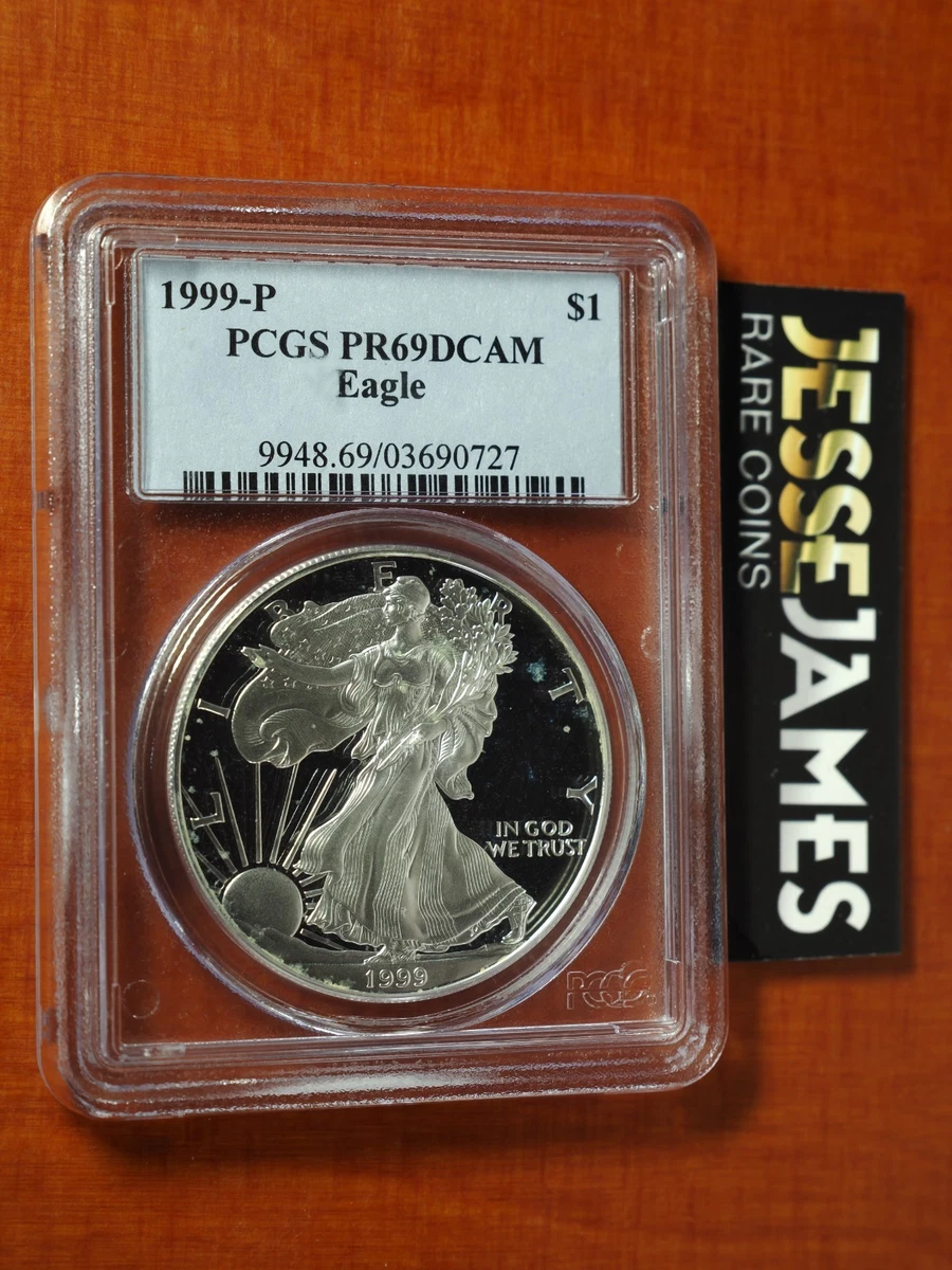 1999 ペンシルバニア 銀貨 PR 69 PF PCGS ペンシルベニア American Eagle PR 69 Graded 1999 Silver Bullion Coins for sale | eBay