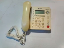 AT&T 1856 Digital Answering System Corded Speaker Phone Telephone Caller ID