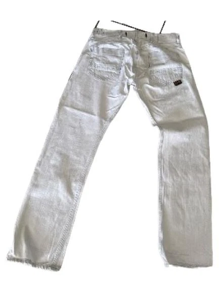 G-Star RAW Jean Regular Homme Blanc Casual (EU 50, INT L, W33) - Photo 2/4