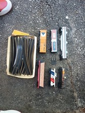 Tyco Lot Of Train Cars Curved Tracks Accessories As Is