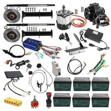 34" 30" Go kart Rear Differential Axle 48v 72v 1000W 1500W Motor Golf Mini bike