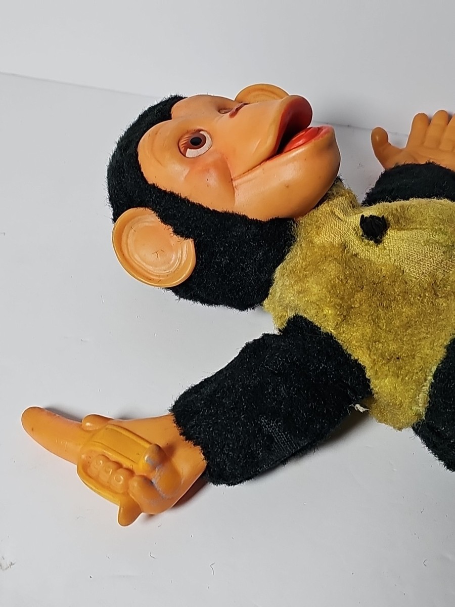 Vintage ZIPPY THE MONKEY MR BIM Plush DOLL 60s 70s 15