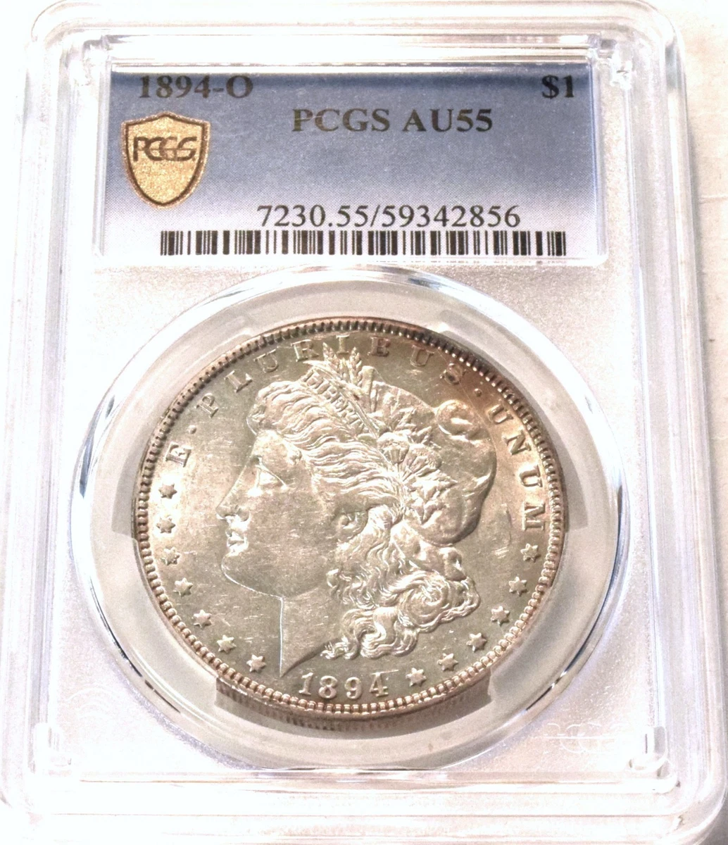 AU 55 Graded Morgan US Dollars (1878-1921) for sale | eBay