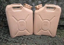Lot Of 2 New Field Military Fuel Diesel Can Mfc 5 Gallon 20 L Cans Hmmwv Gas