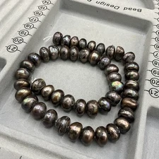 Barse Genuine Iridized Freshwater Pearl Beads- 6mm- 16”-NEW