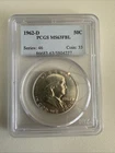1962-D Franklin Half Dollar PCGS MS63FBL