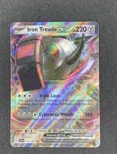 Pokémon TCG Iron Treads EX Scarlet Violet Base Set 143/198 Holo Double Rare