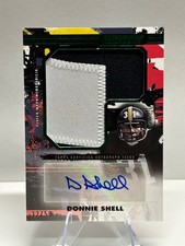Donnie Shell 2024 Topps Chrome Composite Jumbo Patch Autograph Variations #/50