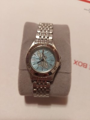 Women s Silver Tone Disney Eeyore Winnie The Pooh Quartz Watch