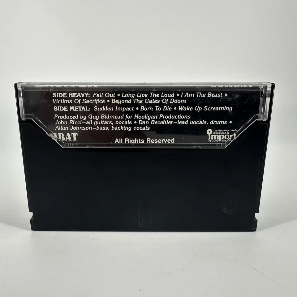 Exciter CASSETTE TAPE Long Live the Loud 1985 Thrash Metal Combat Rare OOP Foto 2 de 4