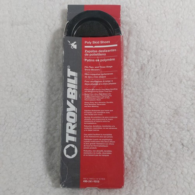 #ad Troy Bilt Poly Skid Shoes ONLY OEM 490 241 Y010 No Hardware $16.99