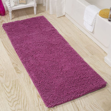 Bedford Home Home Shag Memory Foam Bath Mat - 58-Inch By 24-Inch Runner