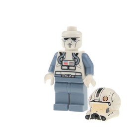 1xLego Minifigure Star Wars Clone Trooper V-wing Pilot Head White Helmet 8096 sw0281