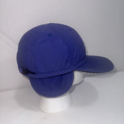 VINTAGE Gap Nylon Blue Gorpcore Y2K 90s Lined Trapper Ear Warm Baseball Hat M/L