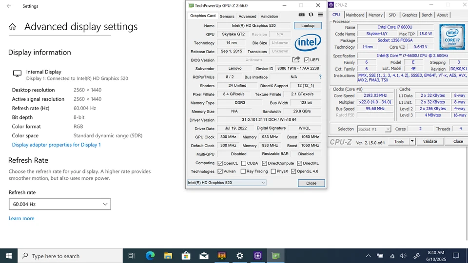 Lenovo ThinkPad X1 Yoga 1st Gen 14 QHD Touch I7-6600U 512GB SSD 16GB W10P *READ* - Image 3 of 4