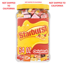 Starburst Original Chewy Candy Bulk Jar 54oz Fruity Mix Party Office Gluten-Free