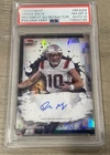 2024 Topps Finest Drake Maye Au-Refractor Auto #RFADM Rookie (RC) PSA 8 Auto 10