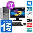 PC tour DELL 990 Bildschirm 27 " Intel i7-2600 RAM 32Go Festplatte 2To Windows