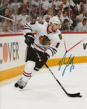 Nick Leddy signed Chicago Blackhawks 8x10 photo autographed Hawks #1