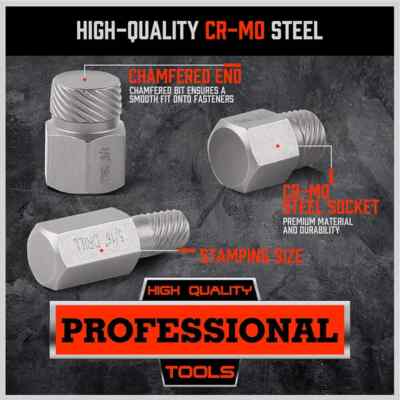 Extractor Set Topec 25Pcs Screw , Hex Head Multi-Spline Easy Out... Extractor De Tornillos - Foto 4