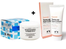 Whitening Activated Cream 100g + White Tone Up Sun Cream 70ml / NO.1 Korea Made