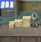 Produits MP Wood Crates 12pcs O Scale, On3 1/48 1/35 dio crate caisse # O012